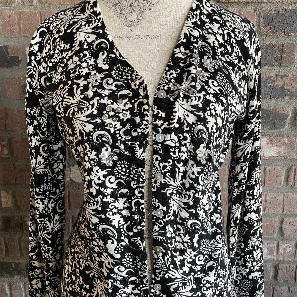 Beaded & Sequined Cardigan